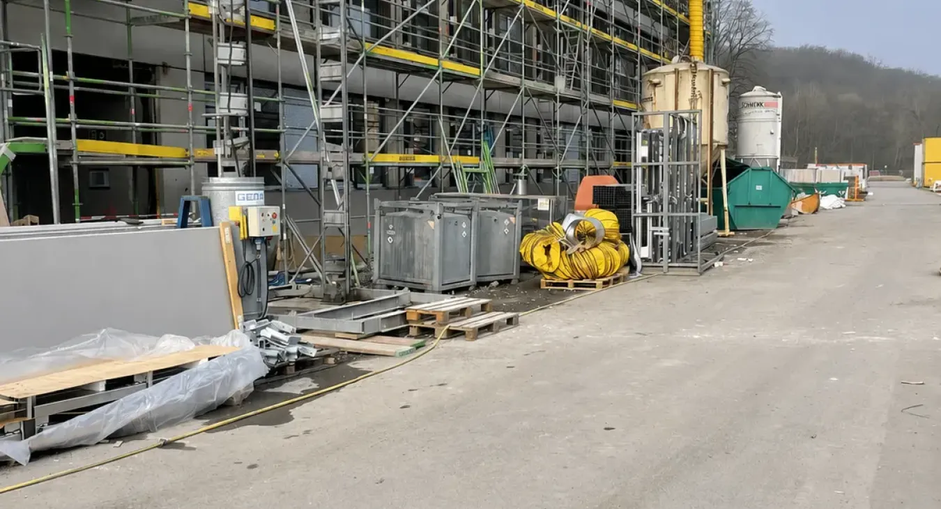 Innenputzarbeiten am BV in Arnsberg